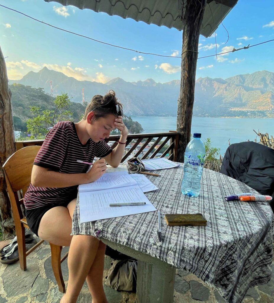Learning Spanish lake atitlan