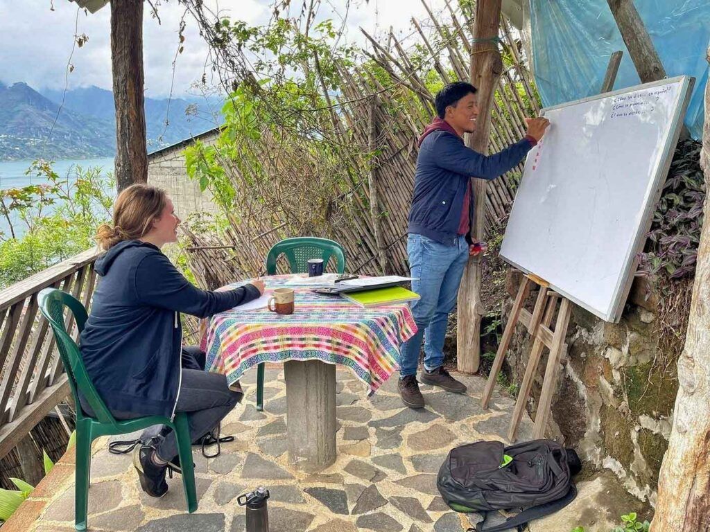 spanish lessons lake atitlan